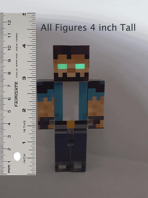 Minecraft Custom Figure Custom Minecraft Action Figures – Red Lava Toys, LLC