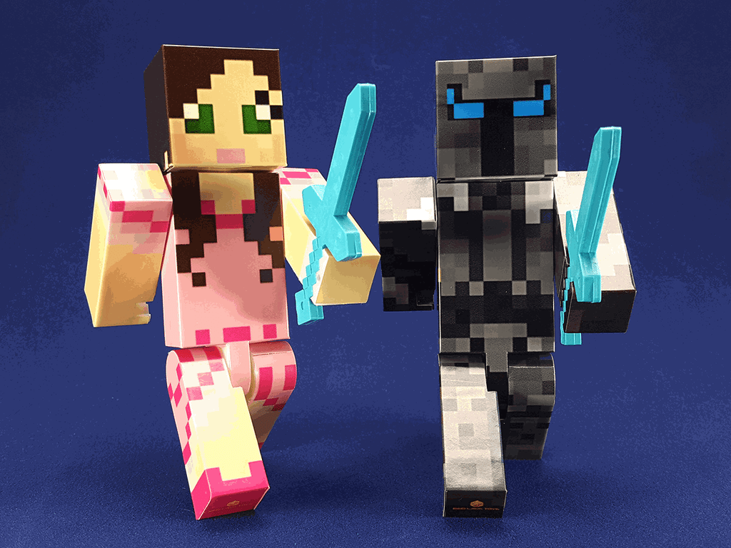 Minecraft Custom Figure Custom Minecraft Action Figures – Red Lava Toys, LLC