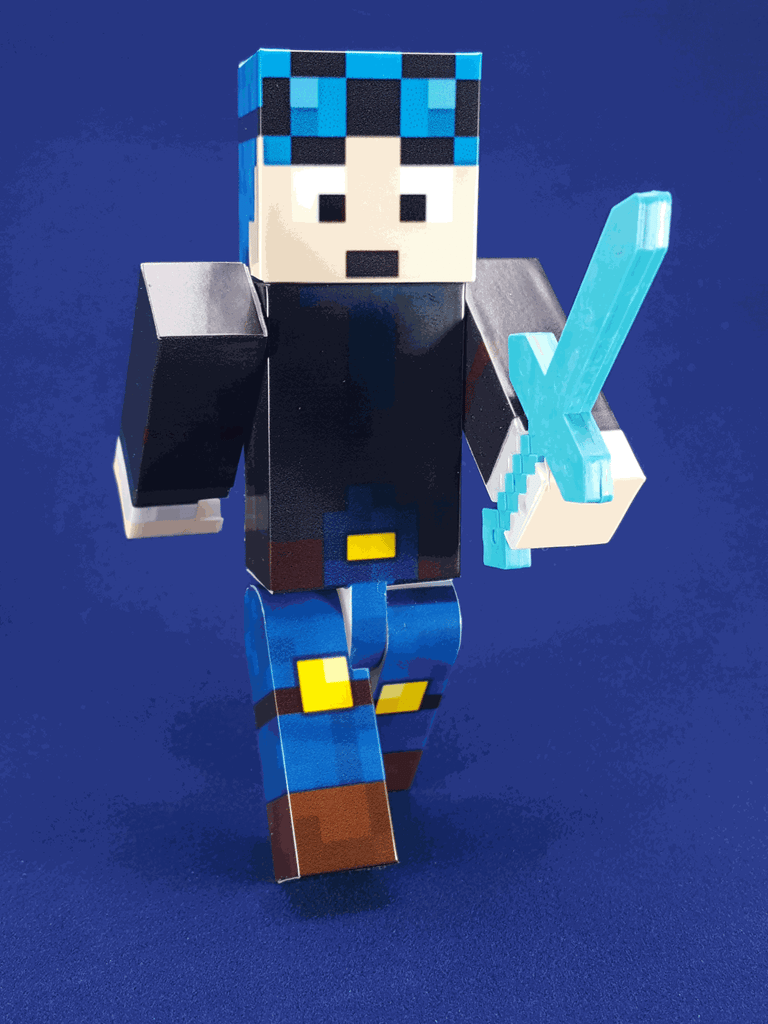 Minecraft Custom Figure Custom Minecraft Action Figures – Red Lava Toys, LLC